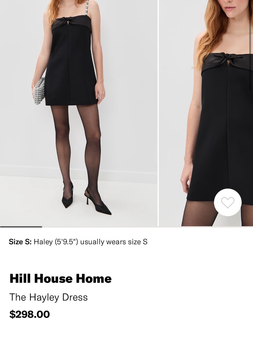 Hill House The Hayley Dress in Black
